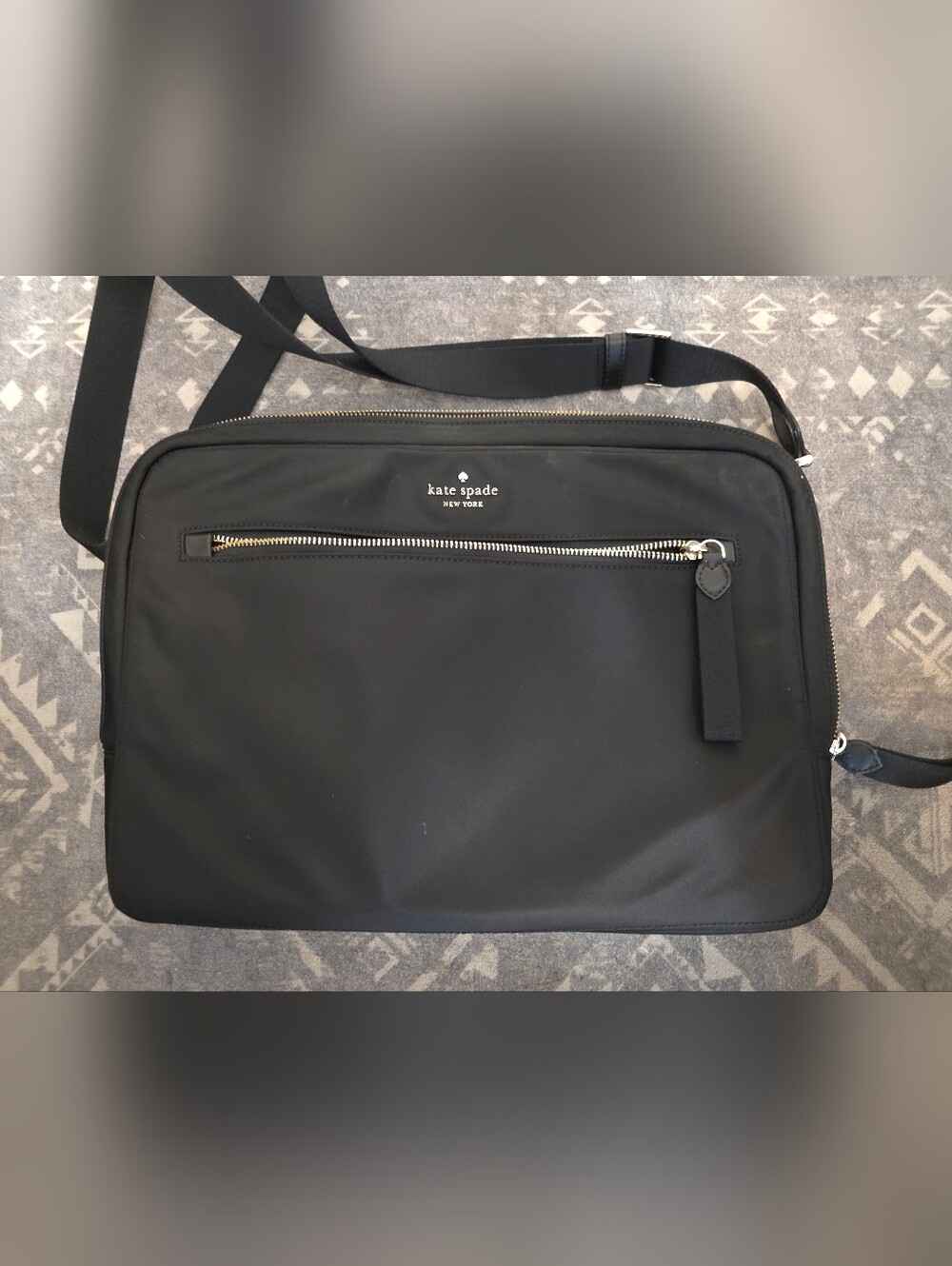 Kate Spade New York Black Nylon Laptop Bag – Fits 15" Laptop - Picture 3 of 11